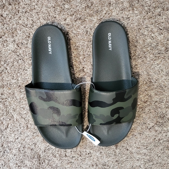 Nwt Old Navy Camo Slides Men 11 